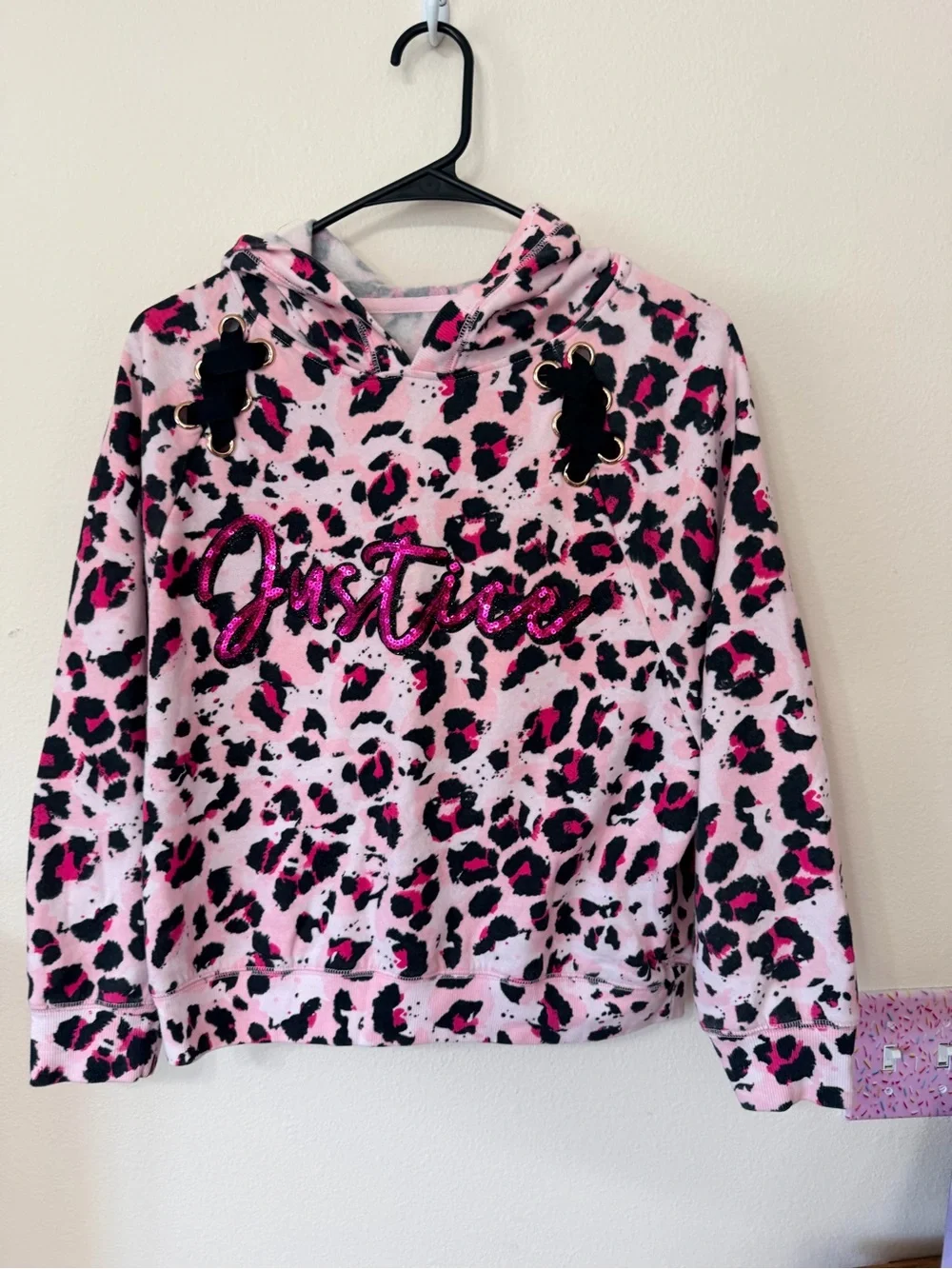 Justice hoodie size XL plus